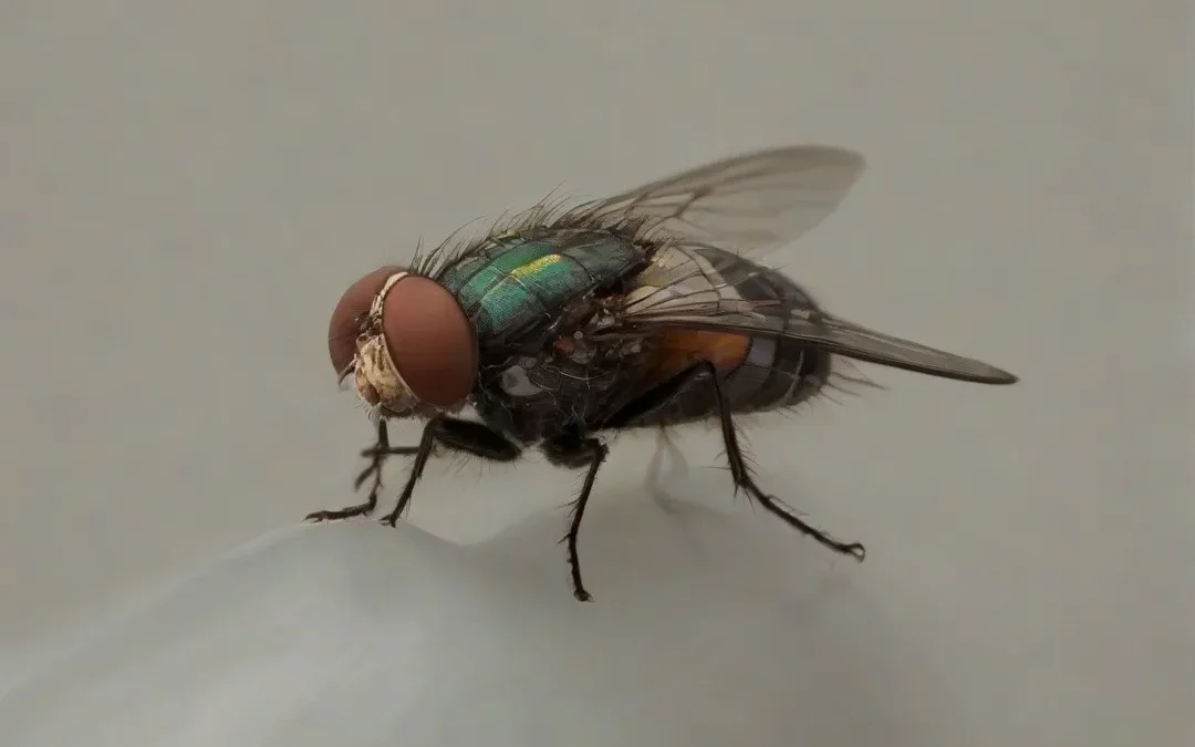 Os perigos das moscas sobre os alimentos